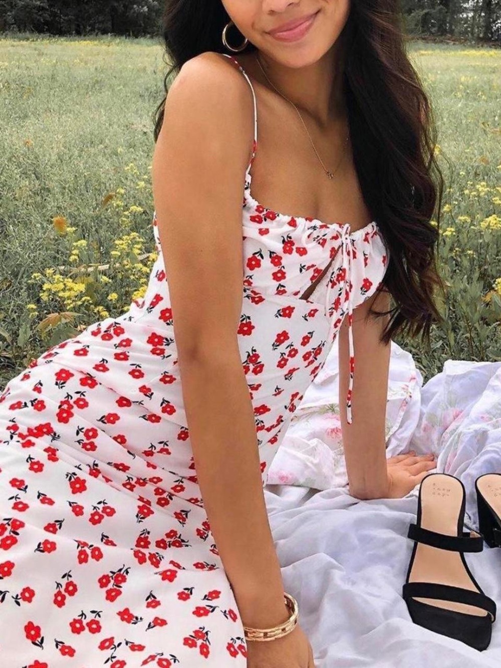 Princess Polly Floral Noda Midi Dress
